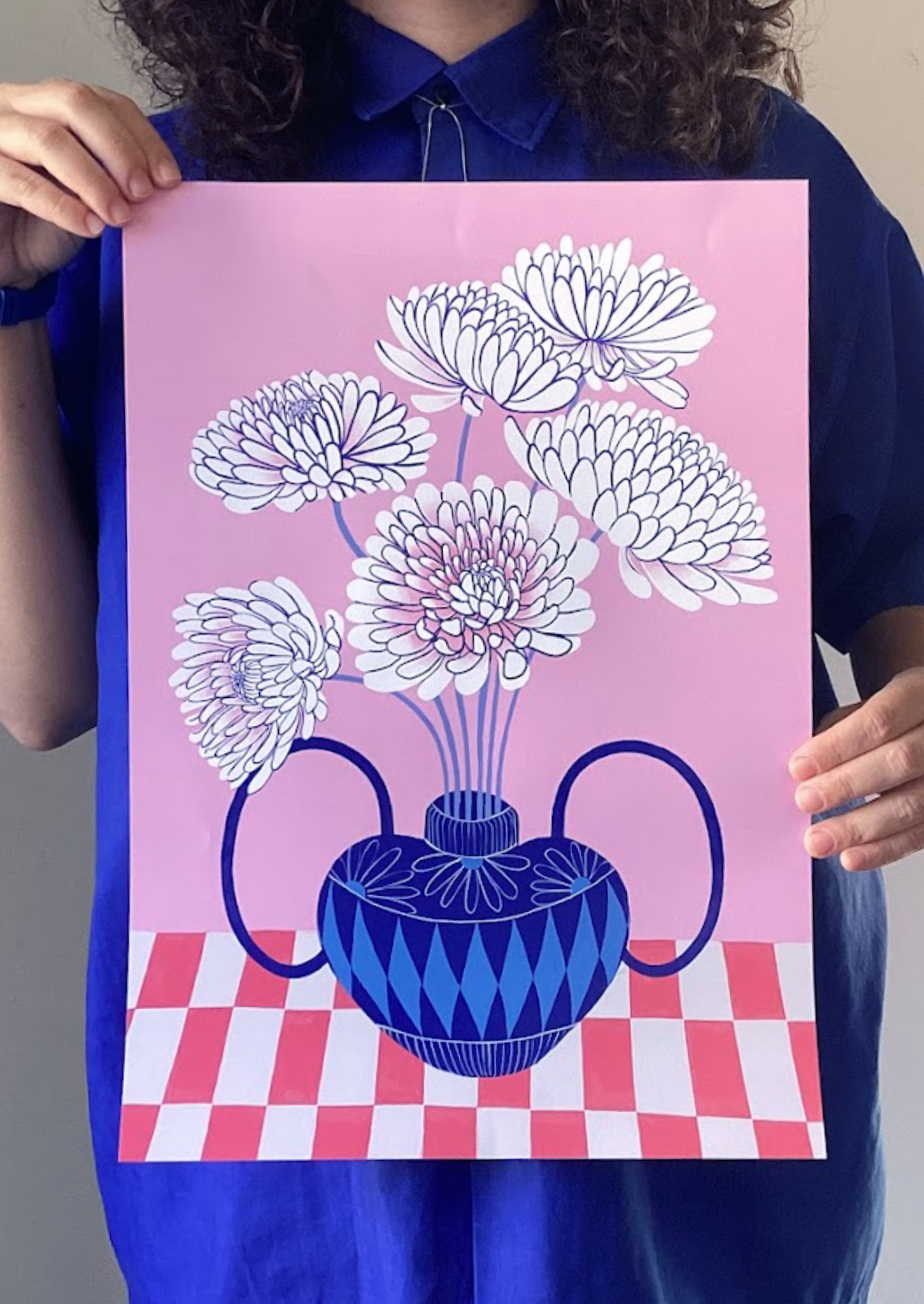 Dahlias Print